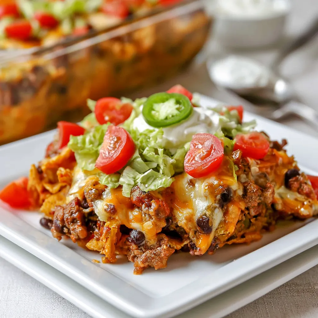 Walking Taco Casserole: Easy, Cheesy Family Dinner 5 Walking Taco Casserole
