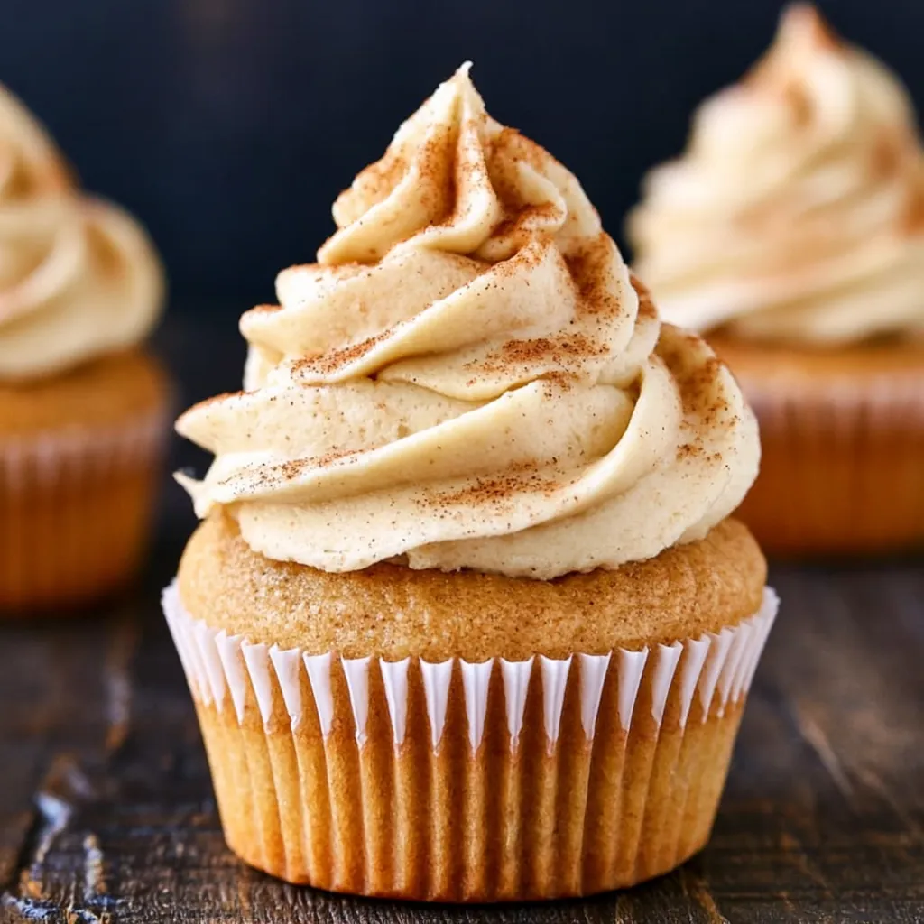 Apple Cider Cupcakes with Warm Spiced Buttercream 4 Apple Cider Cupcakes