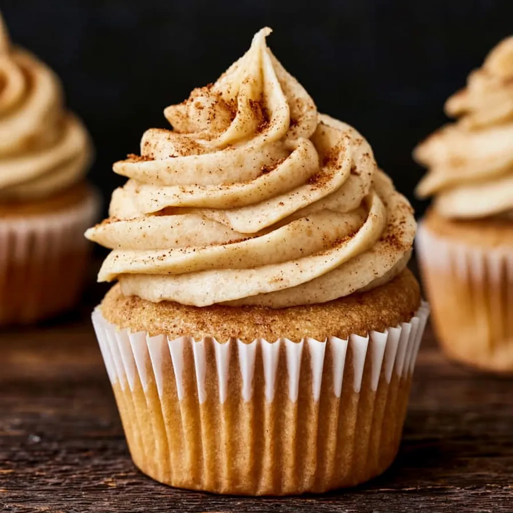 Apple Cider Cupcakes with Warm Spiced Buttercream 5 Apple Cider Cupcakes
