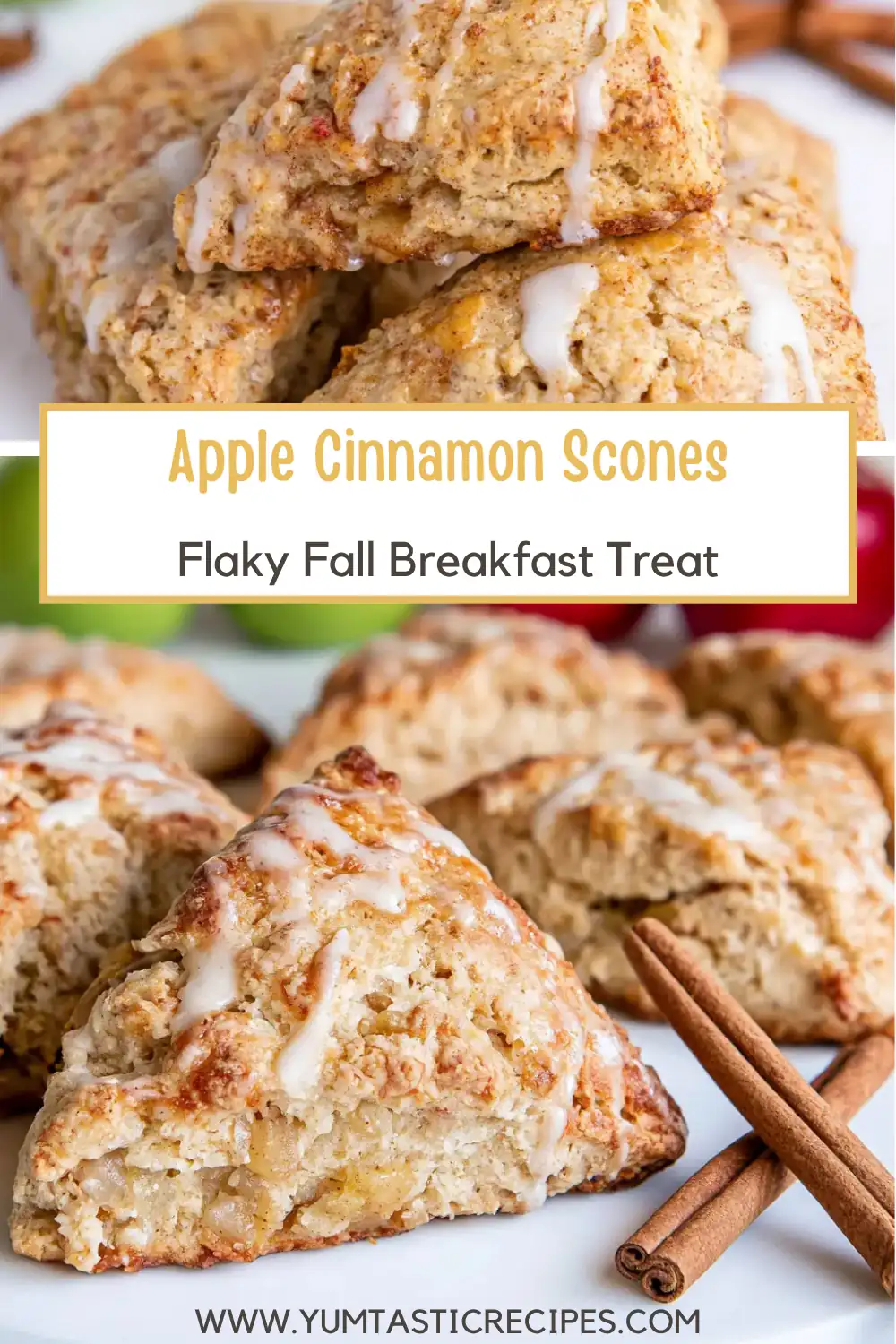 Apple Cinnamon Scones: A Flaky Fall Breakfast Treat 6 Apple Cinnamon Scones