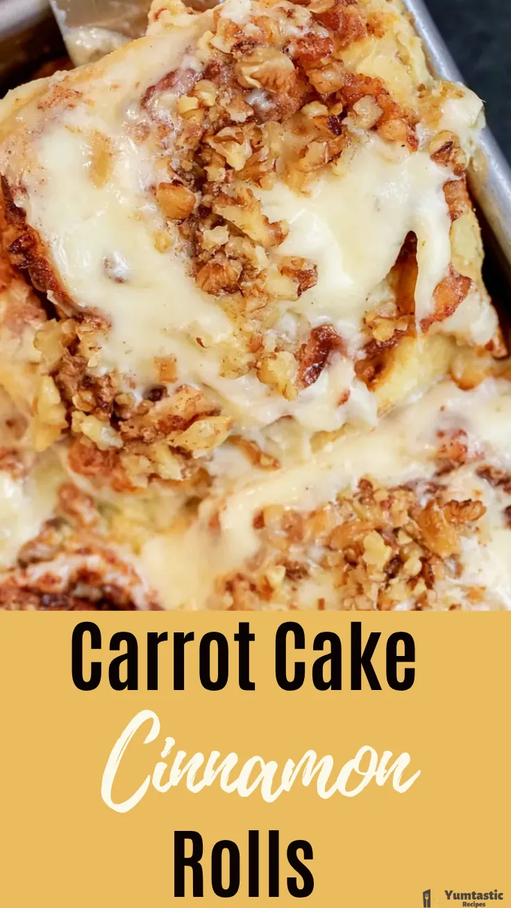 Carrot Cake Cinnamon Rolls with Cream Cheese Frosting 6 Carrot Cake Cinnamon Rolls