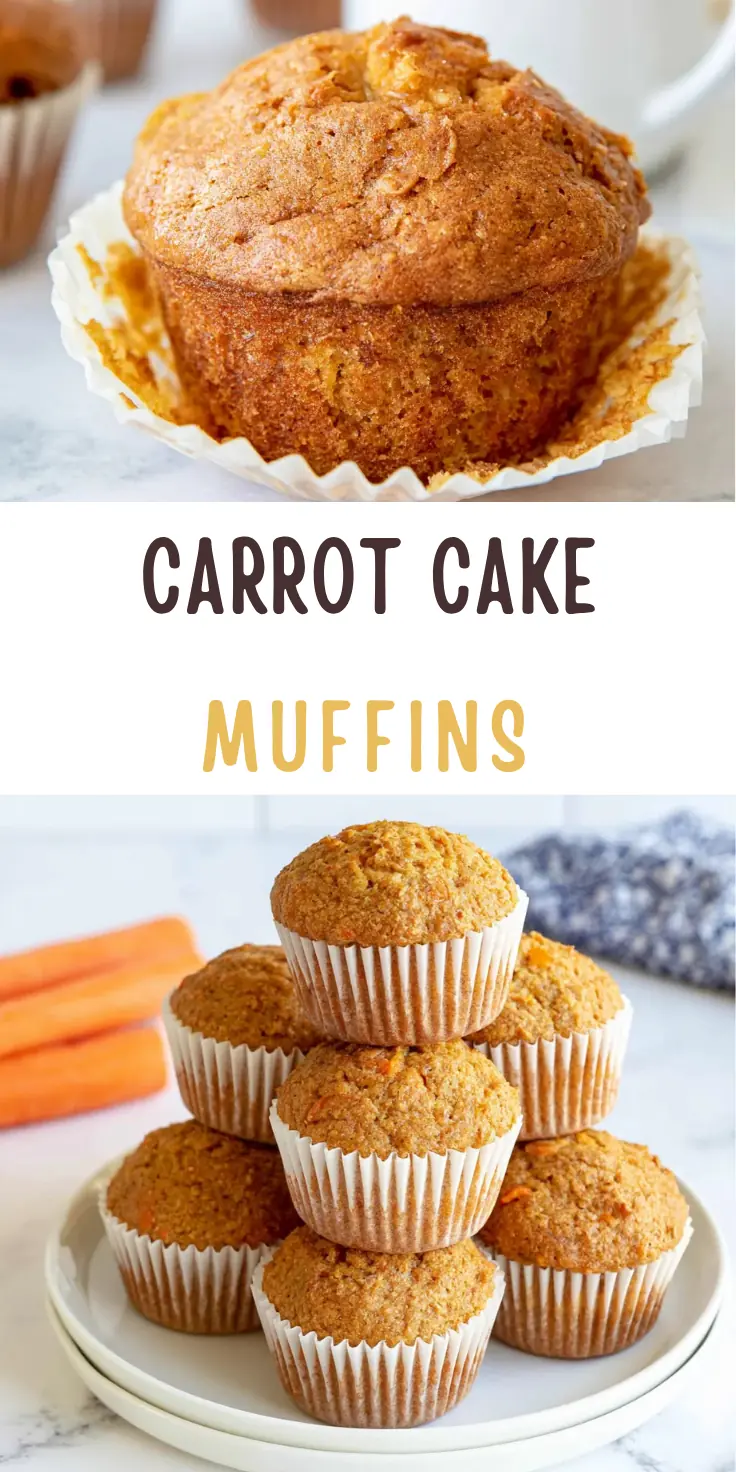 Carrot Cake Muffins: Easy Moist Carrot Muffins with Perfect Bakery Tops 6 Carrot Cake Muffins