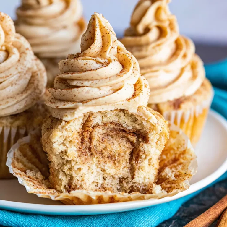 Cinnamon Roll Cupcakes