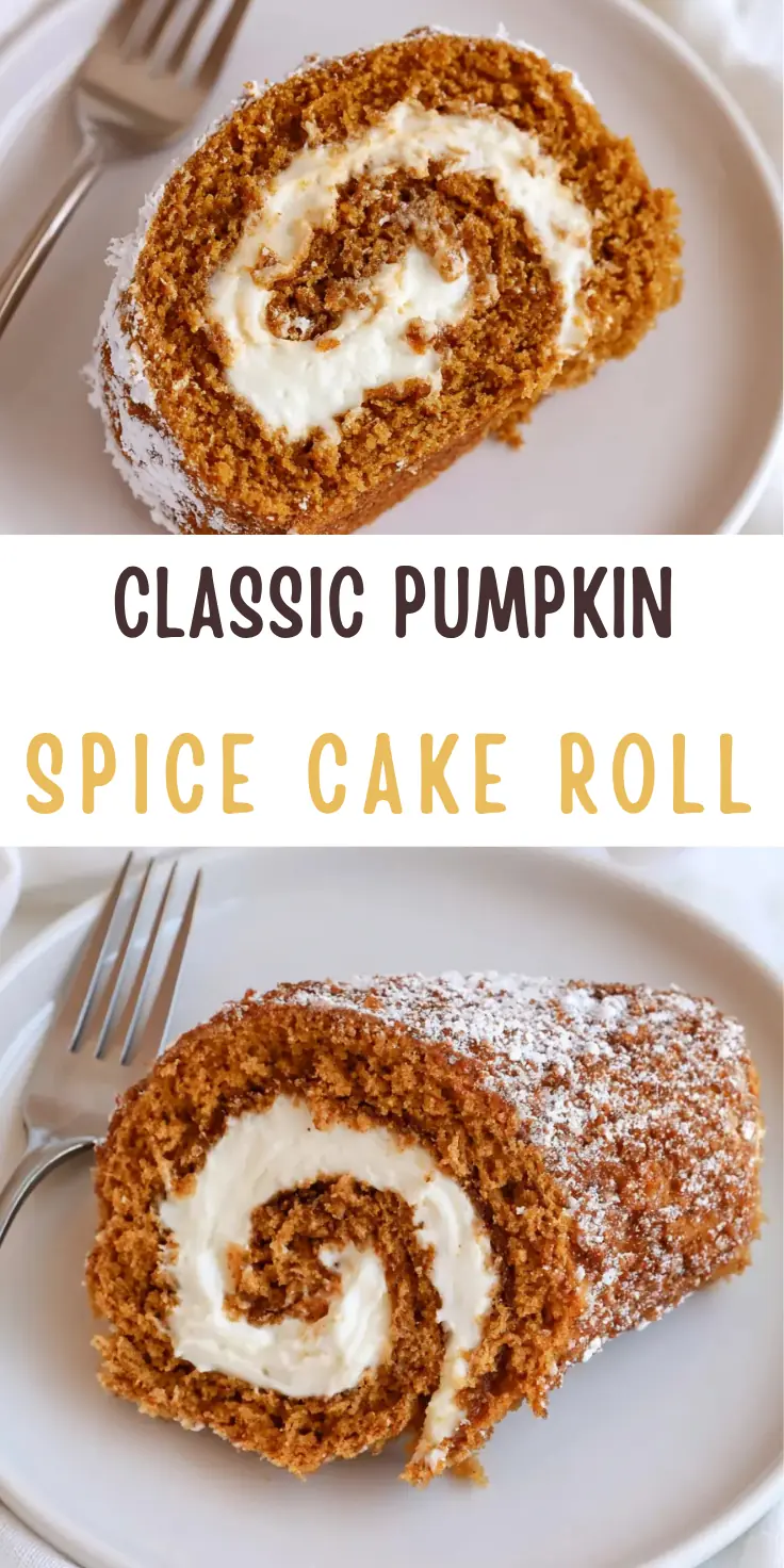 Classic Pumpkin Spice Cake Roll