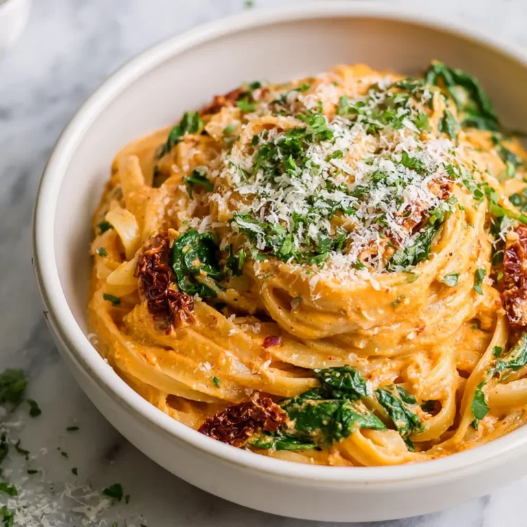 Creamy Sun-Dried Tomato Vegan Pasta