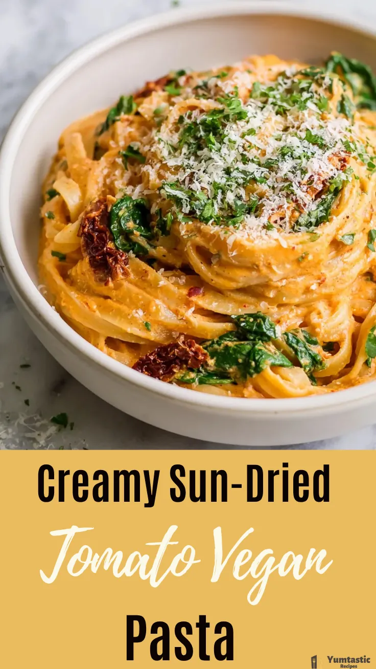 Creamy Sun-Dried Tomato Vegan Pasta for an Easy 25-Minute Dinner 6 Creamy Sun-Dried Tomato