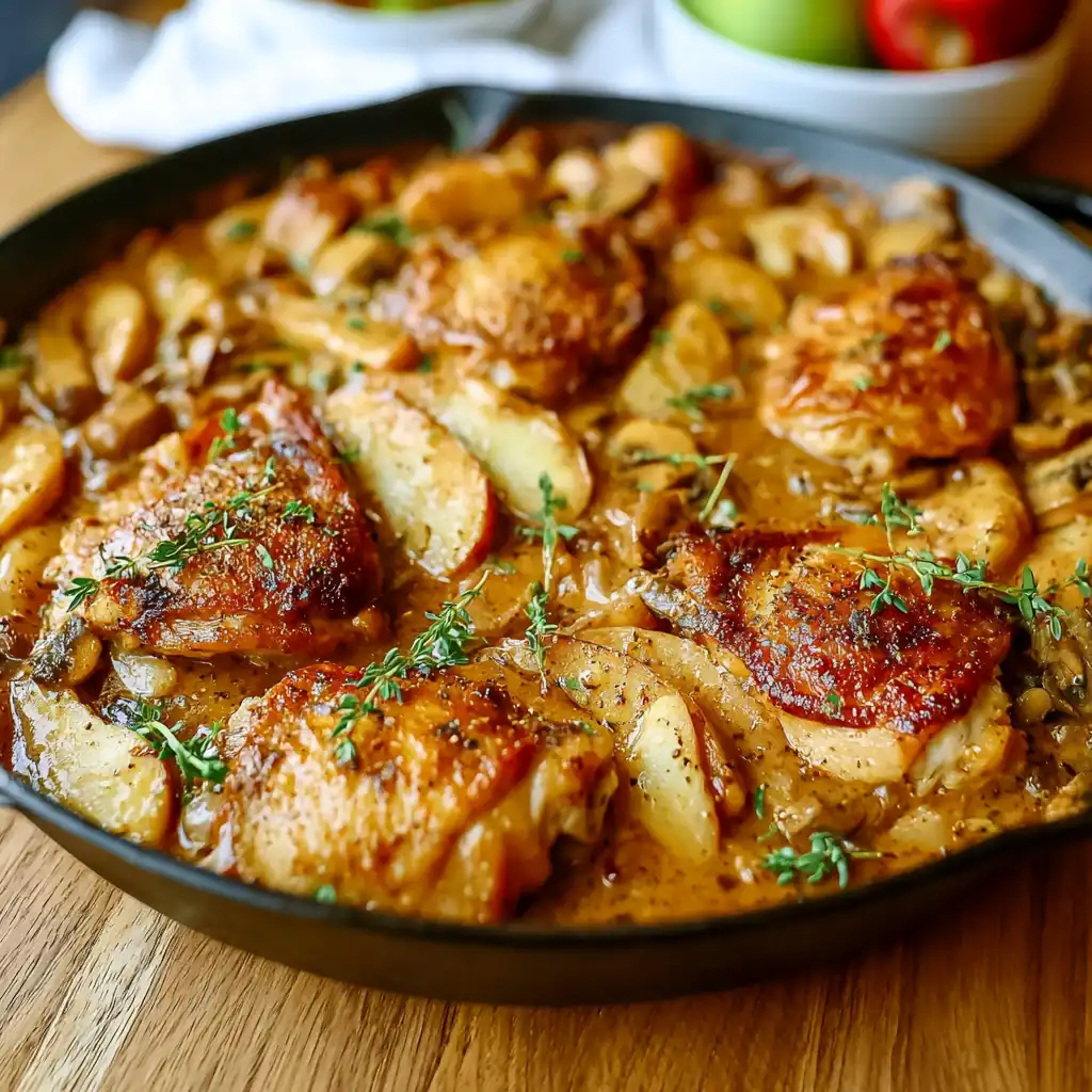 French Apple Cider Chicken
