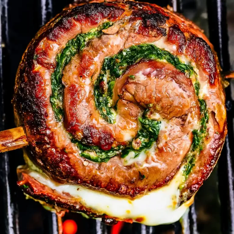 Grilled Flank Steak Pinwheels