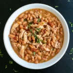 Jalapeño Beans with Shredded Chicken