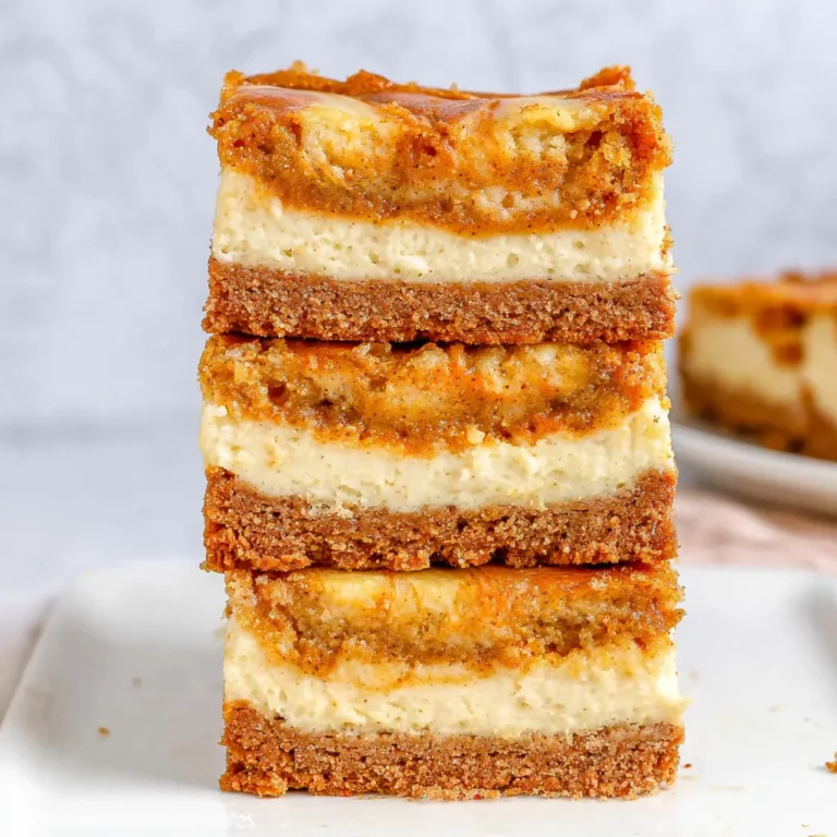 Pumpkin Cheesecake Bars