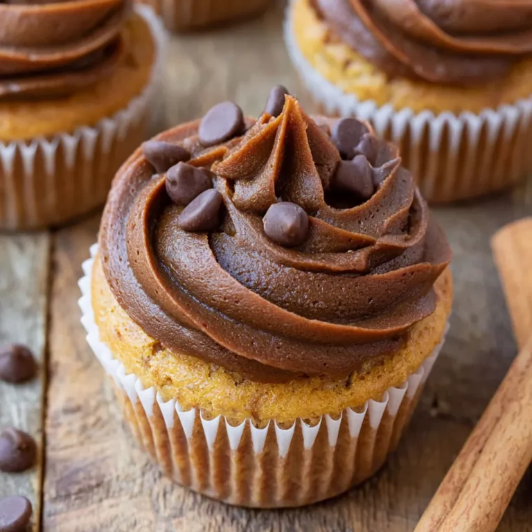 Pumpkin Chocolate Chip Cupcakes