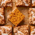 Pumpkin Coffee Cake with Cinnamon Streusel and Vanilla Icing 7 Pumpkin Coffee Cake