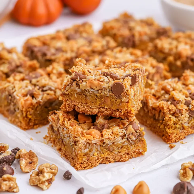 Pumpkin Spice Magic Cookie Bars