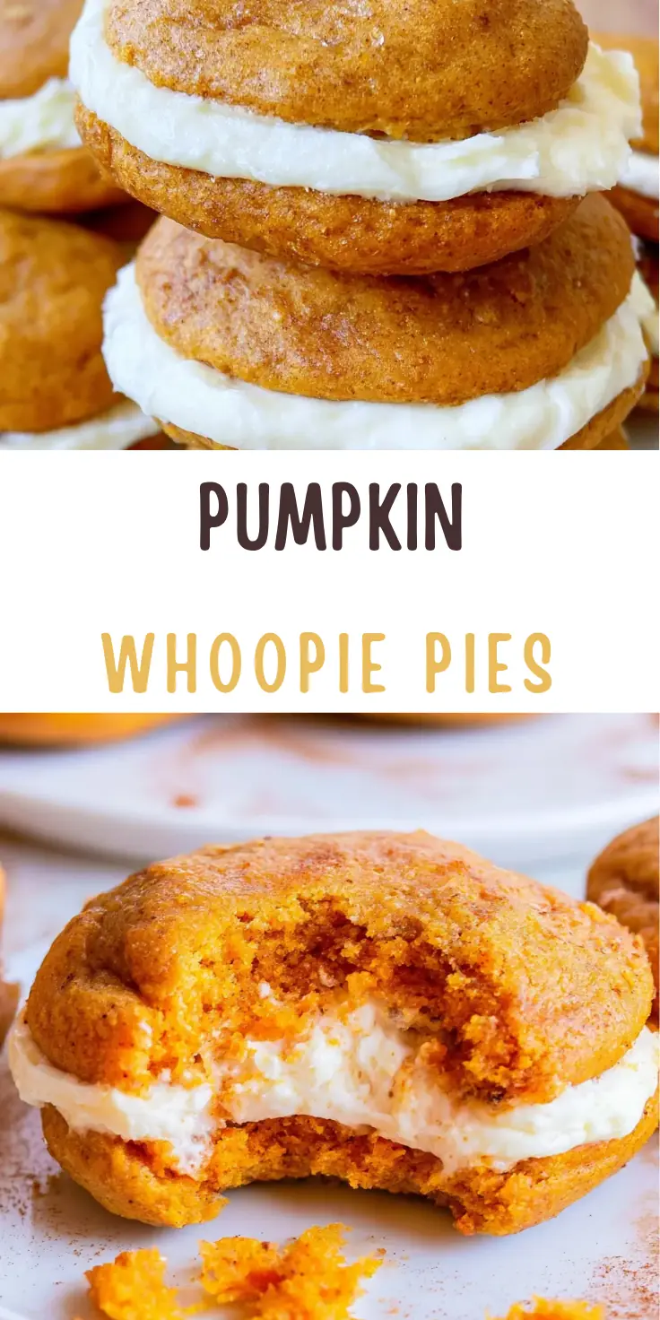 Pumpkin Whoopie Pies with Maple Cream Cheese Filling 6 Pumpkin Whoopie Pies
