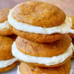 Pumpkin Whoopie Pies with Maple Cream Cheese Filling 7 Pumpkin Whoopie Pies