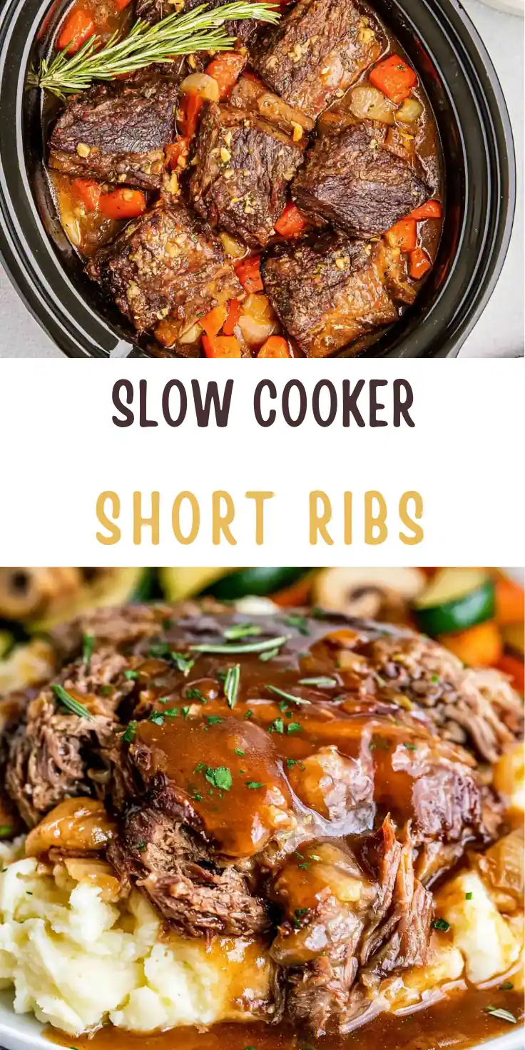 Slow Cooker Short Ribs with Rich Herb Gravy 6 SLOW COOKER SHORT RIBS