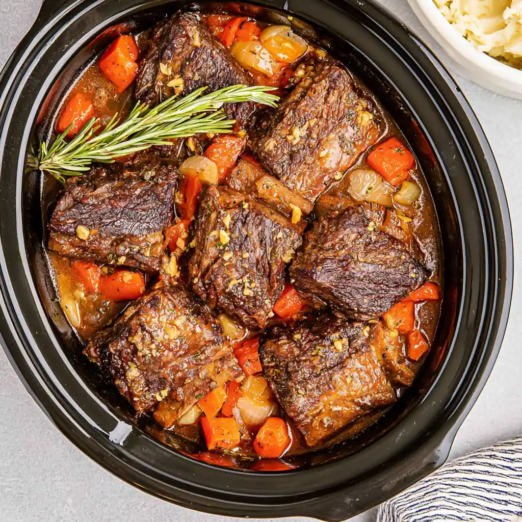 Slow Cooker Short Ribs with Rich Herb Gravy 5 Slow Cooker Short Ribs