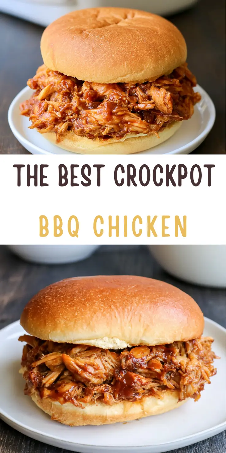 The Best Crockpot BBQ Chicken for Easy Pulled Chicken 6 The Best Crockpot BBQ Chicken